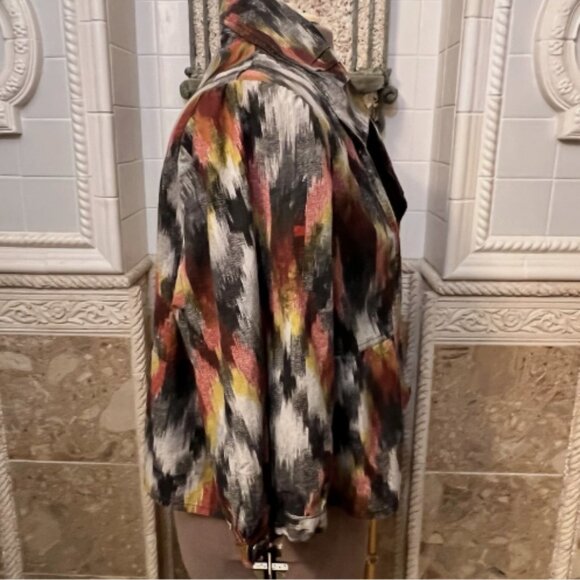 Mix Nouveau. Size 2X. Shacket. Double breasted. Cotton. B26 - Picture 5 of 8